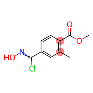 Benzoic acid, 4-[chloro(hydroxyimino)methyl]-2-methyl-, methyl ester