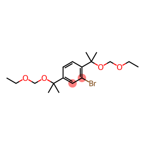 2-bromo-1,4-bis(2-(ethoxymethoxy)propan-2-yl)benzene