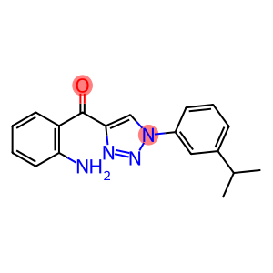 (2-Aminophenyl)(1-(3-isopropylphenyl)-1H-1,2,3-triazol-4-yl)methanone