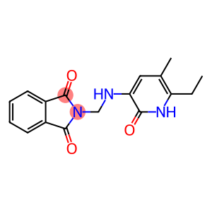 1H-Isoindole-1,3(2H)-dione, 2-[[(6-ethyl-1,2-dihydro-5-methyl-2-oxo-3-pyridinyl)amino]methyl]-