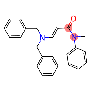 3-(dibenzylamino)-N-methyl-N-phenylacrylamide