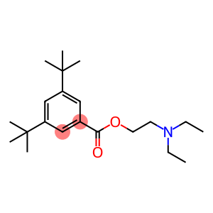 2-(diethylamino)ethyl 3,5-ditert-butylbenzoate
