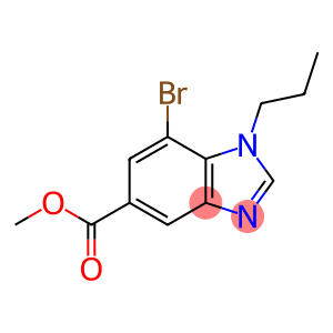 Methyl 7-broMo-1-propyl-1,3-benzodiazole-5-carboxylate