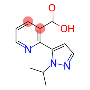 2-(2-Isopropylpyrazol-3-yl)pyridine-3-carboxylic acid
