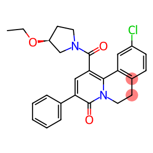 10-chloro-1-[(3S)-3-ethoxypyrrolidine-1-carbonyl]-3-phenyl-6,7-dihydrobenzo[a]quinolizin-4-one