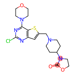 3-(1-((2-Chloro-4-Morpholinothieno[3,2-d]pyriMidin-6-yl)Methyl)piperidin-4-yl)oxazolidin-2-one