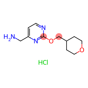 2-[(Tetrahydro-2H-pyran-4-yl)methoxy]pyrimidin-4-ylmethanamine hydrochloride