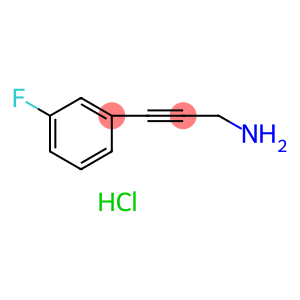 3-(3-fluorophenyl)prop-2-yn-1-amine hydrochloride