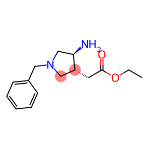 trans-(4-Amino-1-benzylpyrrolidin-3-yl)-acetic acid ethyl ester