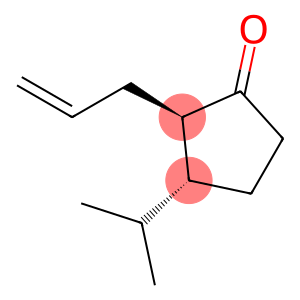 Cyclopentanone, 3-(1-methylethyl)-2-(2-propenyl)-, trans- (9CI)