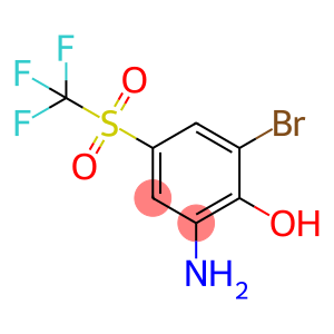 Phenol, 2-amino-6-bromo-4-[(trifluoromethyl)sulfonyl]-