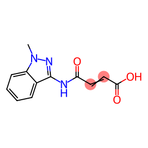 2-Butenoic acid, 4-[(1-methyl-1H-indazol-3-yl)amino]-4-oxo-