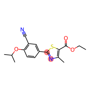 ethyl 2-(3-cyano-4-isopropoxyphenyl)-4-methylthiazole-5-carboxylate