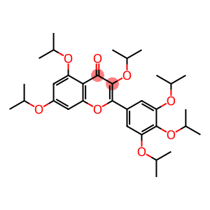 4H-1-Benzopyran-4-one, 3,5,7-tris(1-methylethoxy)-2-[3,4,5-tris(1-methylethoxy)phenyl]-