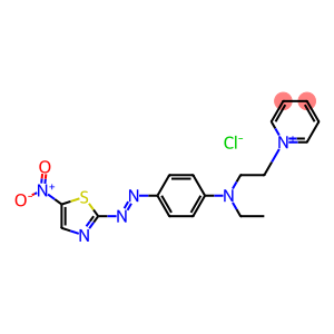 1-[2-[ethyl[4-[(5-nitrothiazol-2-yl)azo]phenyl]amino]ethyl]pyridinium chloride