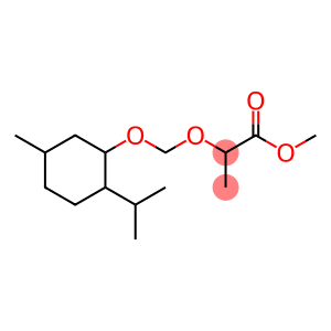 Propanoic acid, 2-[[[5-methyl-2-(1-methylethyl)cyclohexyl]oxy]methoxy]-, methyl ester