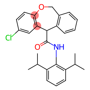 Dibenz[b,e]oxepin-11-carboxamide, N-[2,6-bis(1-methylethyl)phenyl]-2-chloro-6,11-dihydro-