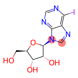 9H-Purine, 6-iodo-9-b-D-ribofuranosyl-