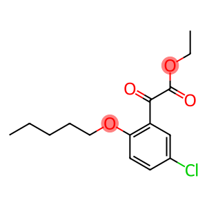 Ethyl 3-chloro-6-n-pentoxybenzoylformate