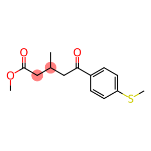 METHYL 5-(4-METHYLTHIOPHENYL)-3-METHYL-5-OXOVALERATE