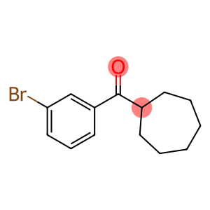 (3-BROMOPHENYL)(CYCLOHEPTYL)METHANONE