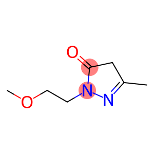 3H-Pyrazol-3-one, 2,4-dihydro-2-(2-methoxyethyl)-5-methyl-
