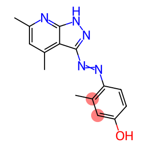 Phenol, 4-[2-(4,6-dimethyl-1H-pyrazolo[3,4-b]pyridin-3-yl)diazenyl]-3-methyl-