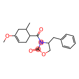 4-benzyl-3-((1-methoxy-5-methylcyclohexen-4-yl)carbonyl)-2-oxazolidinone