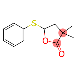 2(3H)-Furanone, dihydro-3,3-dimethyl-5-(phenylthio)-