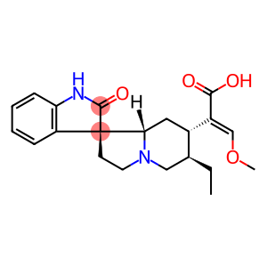 (16E,20alpha)-16,17-Didehydro-17-methoxy-2-oxo-corynoxan-16-carboxylic acid