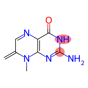 4(1H)-Pteridinone,2-amino-7,8-dihydro-8-methyl-7-methylene-(9CI)