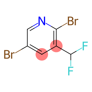 2,5-dibromo-3-(difluoromethyl)pyridine