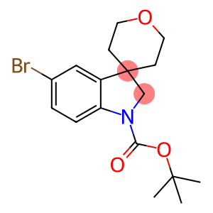 5-溴2',3',5',6'-四氢螺[吲哚啉-3,4'-吡喃]-1-羧酸叔丁酯