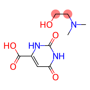 1,2,3,6-tetrahydro-2,6-dioxopyrimidine-4-carboxylic acid, compound with 2-(dimethylamino)ethanol (1:1)