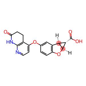 (1S,1aS,6bR)-5-((7-oxo-5,6,7,8-tetrahydro-1,8-naphthyridin-4-yl)oxy)-1a,6b-dihydro-1H-cyclopropa[b]benzofuran-1-carboxylic acid