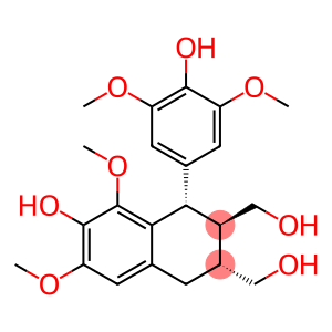 (1S)-1α-(3,5-Dimethoxy-4-hydroxyphenyl)-6,8-dimethoxy-7-hydroxy-1,2,3,4-tetrahydronaphthalene-2β,3α-dimethanol