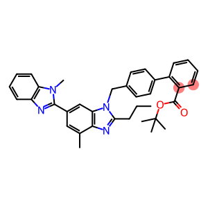 2-(4-{[4-Methyl-6-(1-methyl-1H-1,3-benzodiazol-2-yl)-2-propyl-1H-1,3-benzodiazol-1-yl] methyl}phenyl)benzoic acid t-butyl ester