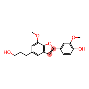 2-(4-Hydroxy-3-Methoxyphenyl)-7-Methoxy-5-benzofuranpropanol