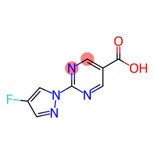 2-(4-FLUORO-1H-PYRAZOL-1-YL)PYRIMIDINE-5-CARBOXYLIC ACID