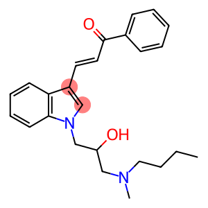 3-(1-{3-[butyl(methyl)amino]-2-hydroxypropyl}-1H-indol-3-yl)-1-phenyl-2-propen-1-one