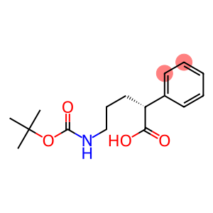 Benzeneacetic acid, .alpha.-[3-[[(1,1-dimethylethoxy)carbonyl]amino]propyl]-, (R)- (9CI)