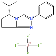 5H-Pyrrolo[2,1-c]-1,2,4-triazolium, 6,7-dihydro-5-(1-methylethyl)-2-phenyl-, (5R)-, tetrafluoroborate(1-) (1:1)