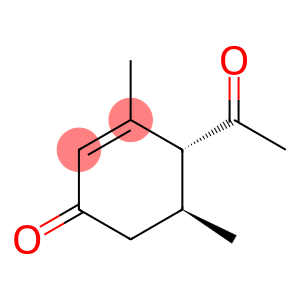 2-Cyclohexen-1-one, 4-acetyl-3,5-dimethyl-, trans- (9CI)