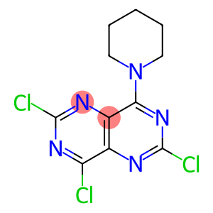 Pyrimido[5,4-d]pyrimidine, 2,4,6-trichloro-8-(1-piperidinyl)-