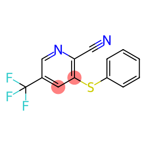 3-Phenylsulfanyl-5-trifluoromethyl-pyridine-2-carbonitrile