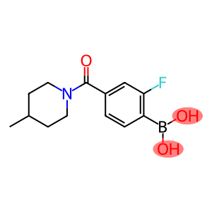 2-氟-4-(4-甲基哌啶-1-羰基)苯基)硼酸