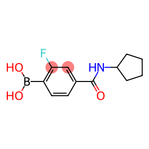 4-CyclopentylcarbaMoyl-2-fluorobenzeneboronic acid, 97%