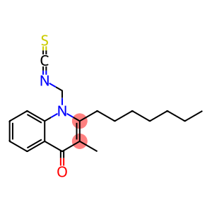 4(1H)-Quinolinone, 2-heptyl-1-(isothiocyanatomethyl)-3-methyl-