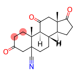 3,11,17-trioxoandrostane-5-carbonitrile