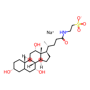 sodium 2-{[(3alpha,7alpha,12alpha)-3,7,12-trihydroxy-24-oxocholan-24-yl]amino}ethanesulfonate